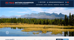 Desktop Screenshot of matthewhohnberger.com